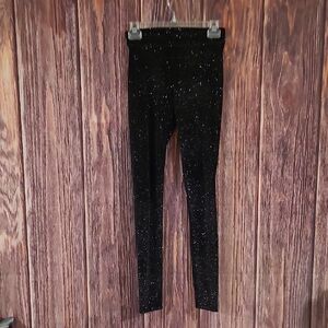 PINK Victoria's Secret Black Sparkle Leggings